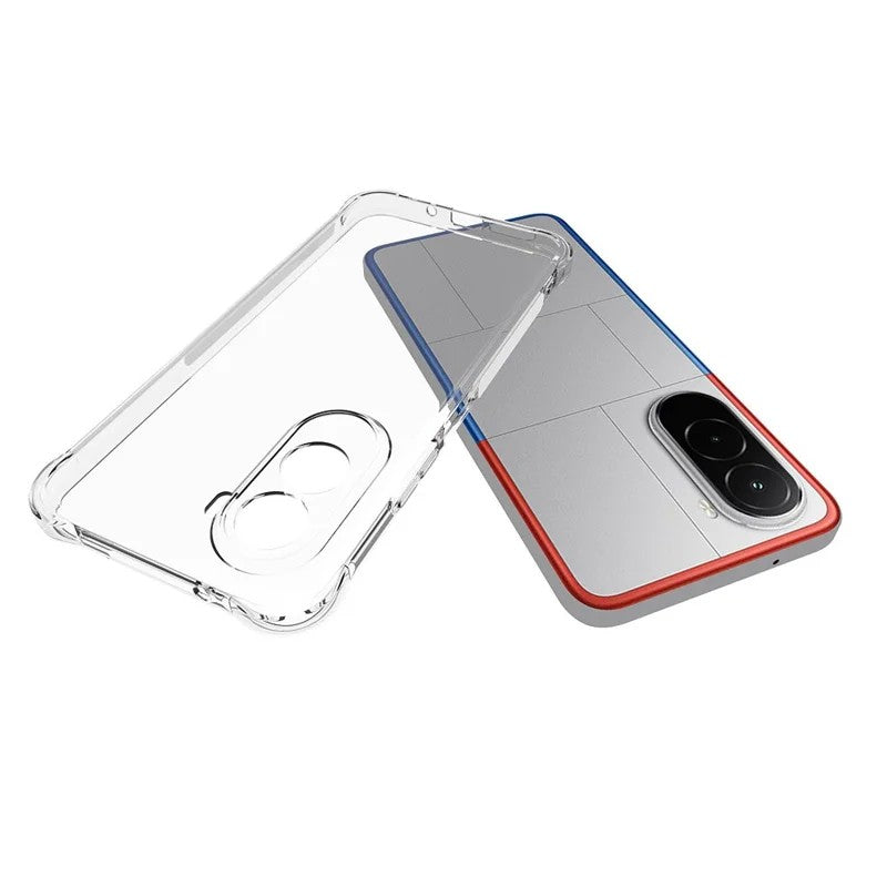 WANLONFENG For Xiaomi Poco M7 Plus 5G / M7 4G (169mm) TPU Case  WL2 Series 2.0mm Phone Cover with 2Pcs Tempered Glass Films