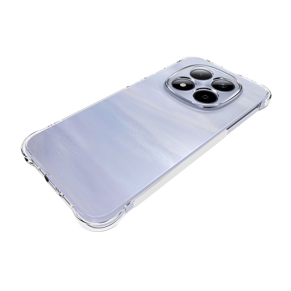WANLONFENG For Xiaomi Redmi Note 15 Pro 5G (Global) Clear TPU Case  TM Series 2.0mm Phone Back Cover