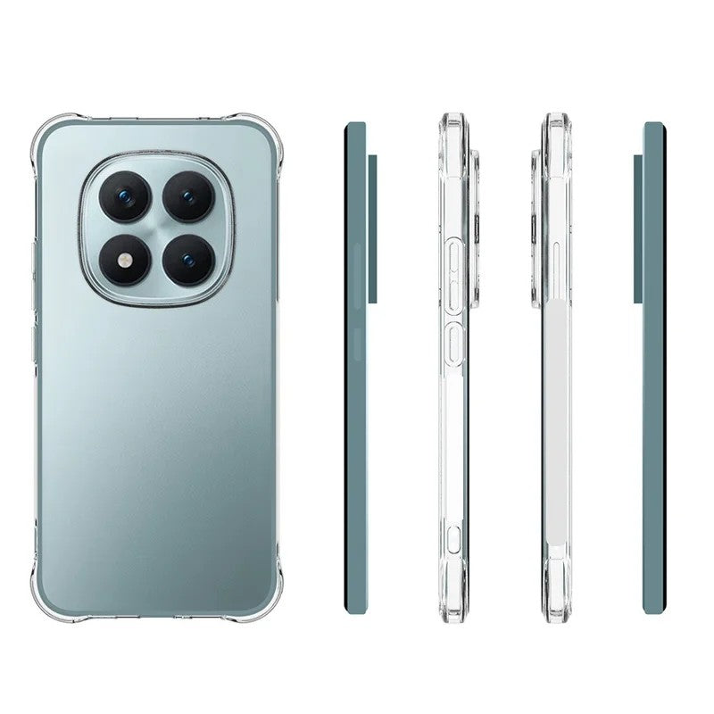WANLONFENG For Xiaomi Poco M8 Pro 5G / Redmi Note 15 Pro+ 5G (Global) Clear TPU Case  TM Series 2.0mm Phone Back Cover