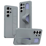For Samsung Galaxy S23 Ultra Case Customizable Smart Key Control Wristband Kickstand PC + Silicone Phone Cover