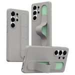 For Samsung Galaxy S24 Ultra Case Customizable Smart Key Control Wristband Kickstand PC + Silicone Phone Cover