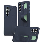 For Samsung Galaxy S25+ Case Customizable Smart Key Control Wristband Kickstand PC + Silicone Phone Cover
