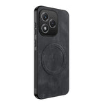 WANLONFENG For Honor 400 Lite 5G Magnetic Case  SD1 Series Nappa Texture PC TPU Phone Cover