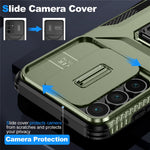 Samsung Galaxy S26 FE / S25 FE-skal med Camshield-støtte, TPU + PC, skridsikkert mobilskal