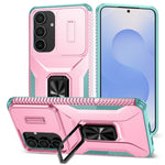 Samsung Galaxy S26 FE / S25 FE-skal med Camshield-støtte, TPU + PC, skridsikkert mobilskal