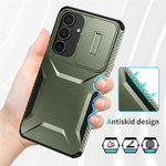 Samsung Galaxy S26 FE / S25 FE-skal Camshield TPU + PC-mobilskal Halkfri sidokant