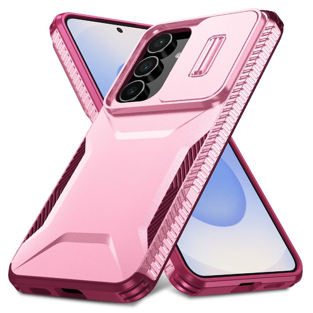 Samsung Galaxy S26 FE / S25 FE-skal Camshield TPU + PC-mobilskal Halkfri sidokant