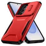 Samsung Galaxy S26 FE / S25 FE-skal Camshield TPU + PC-mobilskal Halkfri sidokant