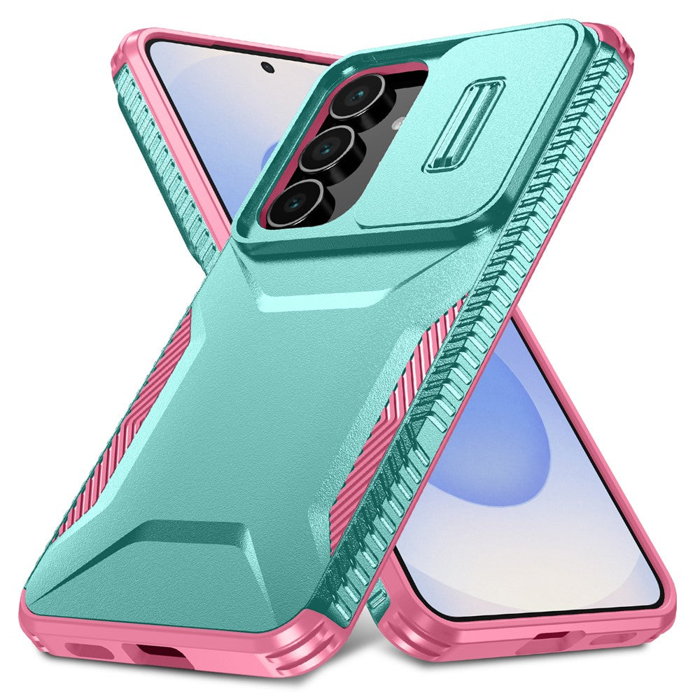 Samsung Galaxy S26 FE / S25 FE-skal Camshield TPU + PC-mobilskal Halkfri sidokant