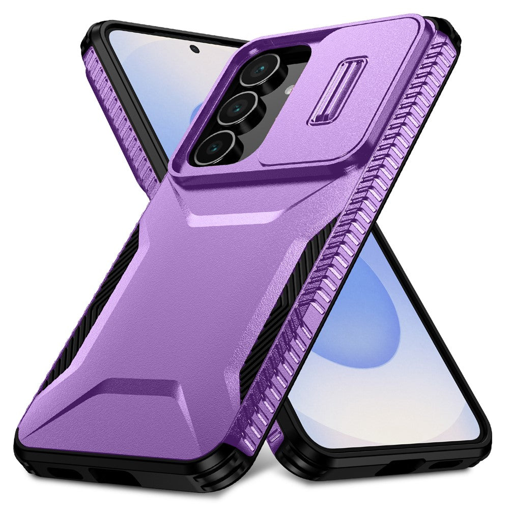 Samsung Galaxy S26 FE / S25 FE-skal Camshield TPU + PC-mobilskal Halkfri sidokant
