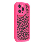 Til iPhone 14 Pro etui, leopardprint, TPU stødsikkert telefoncover
