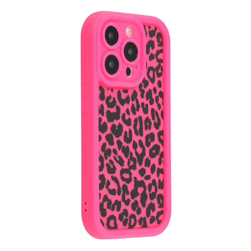 For iPhone 13 Pro Max Case Leopard Print TPU Shockproof Phone Cover