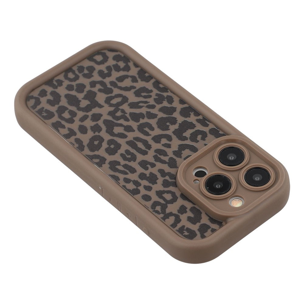 For iPhone 12 Pro Max Case Leopard Print TPU Shockproof Phone Cover