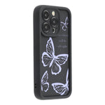 For iPhone 15 Pro Case Butterfly Print TPU Shockproof Phone Back Cover