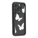 For iPhone 15 Pro Case Butterfly Print TPU Shockproof Phone Back Cover