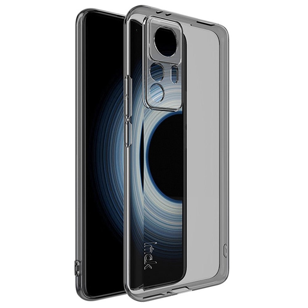 IMAK UX-5-serien til Xiaomi 12T Pro 5G, fleksibelt gennemsigtigt TPU-stødsikkert mobilcover