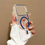 For iPhone 17 Pro Max Case Compatible with MagSafe Hard PC Phone Back Cover with Wrist Strap