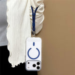 For iPhone 17 Pro Max Case Compatible with MagSafe Hard PC Phone Back Cover with Wrist Strap
