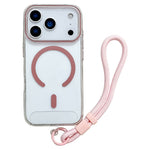 For iPhone 17 Pro Max Case Compatible with MagSafe Hard PC Phone Back Cover with Wrist Strap