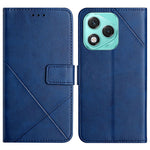For Honor 400 Lite 5G Case Line Pattern Wallet Leather Phone Cover with Wrist Strap