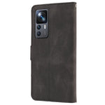 Xiaomi 12T 5G / 12T Pro 5G / Redmi K50 Ultra 5G stødsikkert pung-etui i PU-læder + TPU, folio-flipcover med stativ og rem