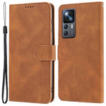 Xiaomi 12T 5G / 12T Pro 5G / Redmi K50 Ultra 5G PU-läder + TPU stötsäkert plånboksfodral Folio Flip Stand-mobilskal med rem