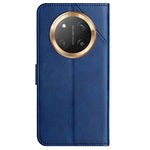 Leather Case For Honor X60 Pro 5G  /  X9c 5G  /  Magic7 Lite 5G Line Pattern Wallet Phone Cover with Wrist Strap