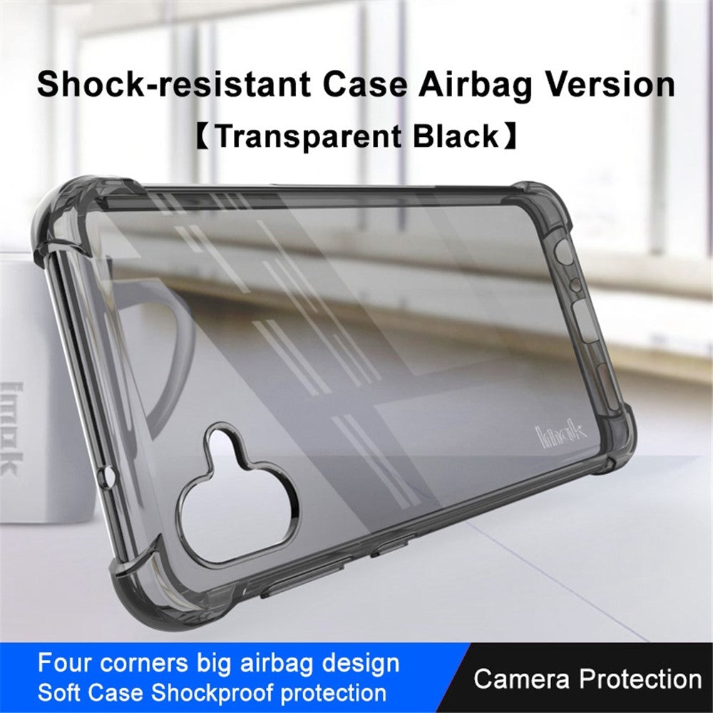 IMAK For Samsung Galaxy A04 4G (164.4 x 76.3 x 9.1 mm) Four Corner Airbag Shockproof Phone Case Flexible TPU Cover