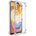 IMAK For Samsung Galaxy A04 4G (164.4 x 76.3 x 9.1 mm) Four Corner Airbag Shockproof Phone Case Flexible TPU Cover