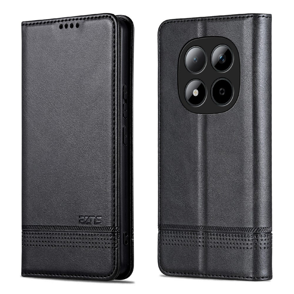 AZNS For Xiaomi Redmi Note 15 Pro 5G (Global) Case Cowhide Texture PU Leather Wallet Phone Cover