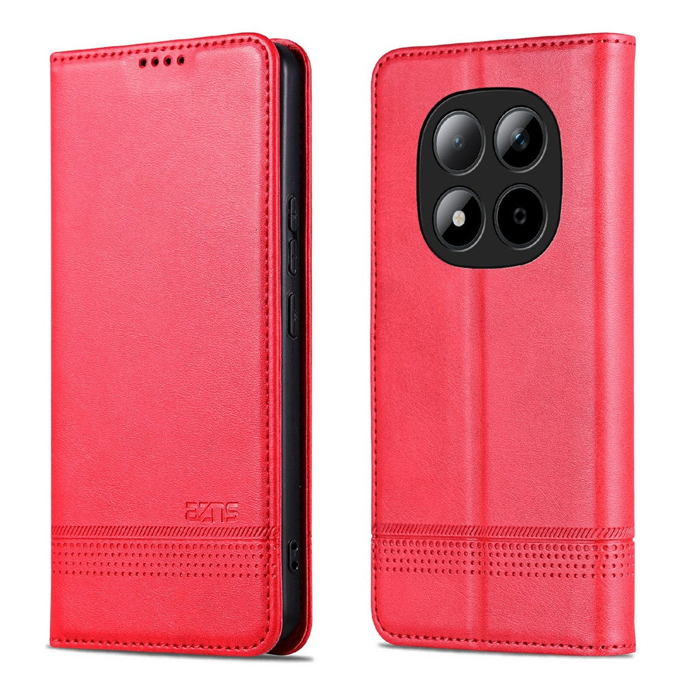 AZNS För Xiaomi Redmi Note 15 Pro 5G (Global) Skal Plånboksfodral i Kohudstruktur av PU-läder