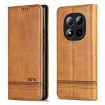 AZNS För Xiaomi Redmi Note 15 Pro 5G (Global) Skal Plånboksfodral i Kohudstruktur av PU-läder