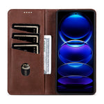 AZNS For Xiaomi Redmi 15 4G (EU) (171mm) Case Cowhide Texture PU Leather Wallet Phone Cover