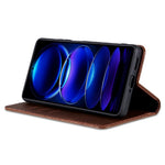 AZNS For Xiaomi Redmi 15 4G (EU) (171mm) Case Cowhide Texture PU Leather Wallet Phone Cover