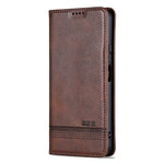 AZNS For Xiaomi Redmi 15 4G (EU) (171mm) Case Cowhide Texture PU Leather Wallet Phone Cover
