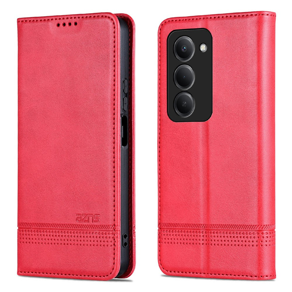 AZNS For Xiaomi Redmi 15 4G (EU) (171mm) Case Cowhide Texture PU Leather Wallet Phone Cover