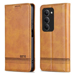 AZNS For Xiaomi Redmi 15 4G (EU) (171mm) Case Cowhide Texture PU Leather Wallet Phone Cover