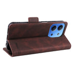 For Xiaomi Redmi 15C 4G (Global) (171mm)  /  Poco C85 4G (171mm) Case Leather Wallet Flip Phone Cover with Hardware Decor