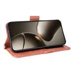 For Xiaomi 15T Pro Leather Case Magnetic Closure Wallet Stand Phone Cover with Crossbody Strap