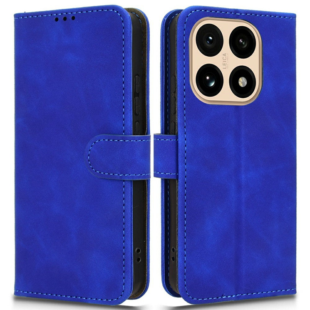 For Xiaomi 15T Leather Case Skin Feel Anti Drop Wallet Flip Phone Cover