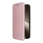 For Xiaomi 15T Pro Case Carbon Fiber Texture Drop-Proof PU Leather Phone Cover
