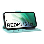 Xiaomi Redmi 15 4G (EU) (171mm) Plånboksfodral Rhombus Lädermobilfodral med Rem