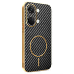 OnePlus Ace 2V / Nord 3 5G mobilskal Kolfiber Texturerad Elektropläterad TPU Baksida