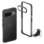 For Google Pixel 10 / 10 Pro Bumper Cases Metal Frame Heat Dissipation Cover with Lens Protector