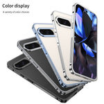 For Google Pixel 10 / 10 Pro Bumper Cases Metal Frame Heat Dissipation Cover with Lens Protector