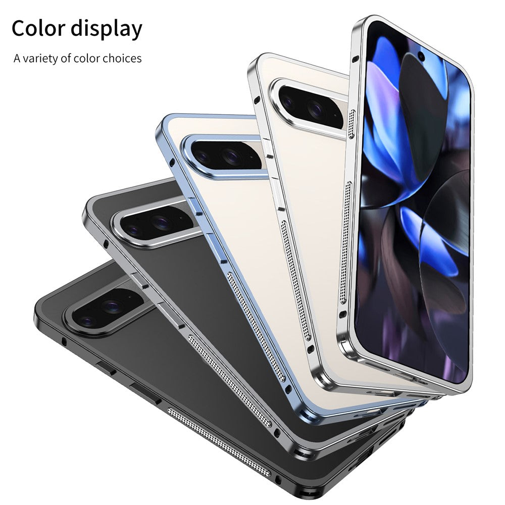 For Google Pixel 10 / 10 Pro Bumper Cases Metal Frame Heat Dissipation Cover with Lens Protector