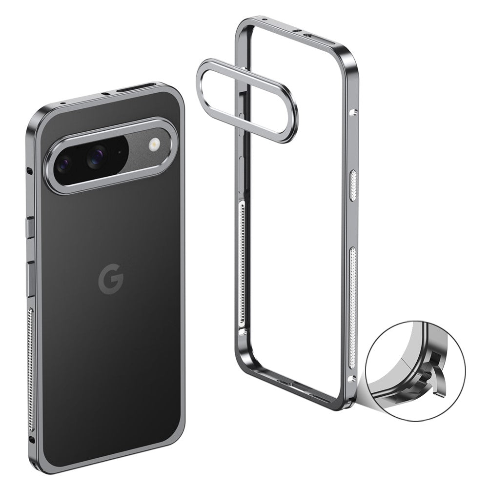 For Google Pixel 10 / 10 Pro Bumper Cases Metal Frame Heat Dissipation Cover with Lens Protector