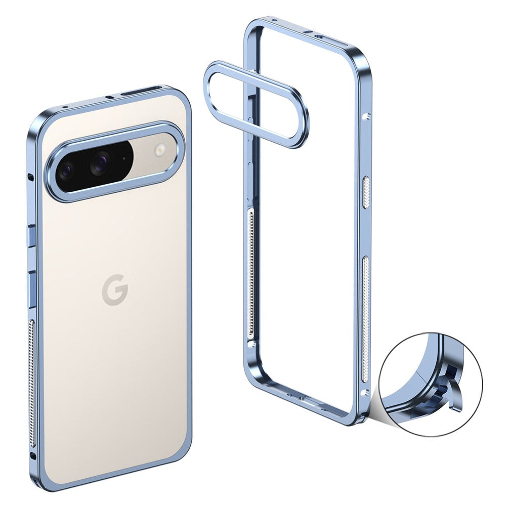 For Google Pixel 10 / 10 Pro Bumper Cases Metal Frame Heat Dissipation Cover with Lens Protector