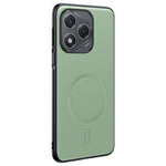 For Honor 400 Lite 5G Magnetic Case Leather Coated TPU + PC Phone Cover