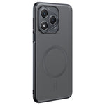 For Honor 400 Lite 5G Magnetic Case Leather Coated TPU + PC Phone Cover